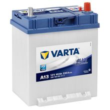 Аккумулятор автомобильный Varta Blue Dynamic A13 6СТ-40 обр. с бортом (42B19L) 187x129x225