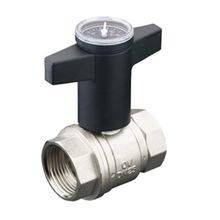 Шаровой кран Oventrop Optibal Ду 40, 1 1 2" ВВ с термометром