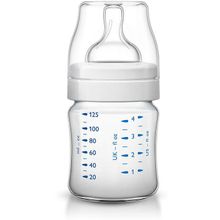 Бутылочка Avent Classic+ PP, 125 мл, сил. соска,  0+, 1 шт., арт.  80021