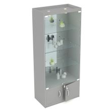 Витрина "Универсал" №106-З( задняя стенка зеркало)