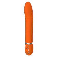 Оранжевый вибратор CRYSTAL CURIOSITY - 22 см. Оранжевый