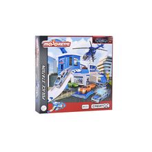 Игровой набор MAJORETTE 2050012 Парковка Полицейская станция Creatix, 1 машинка
