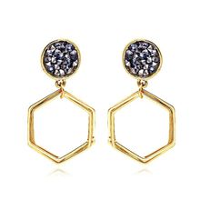 Клипсы под золото (арт. 76454-1)