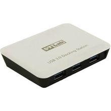 Разветвитель STLab U-810 (RTL) USB 3.0 Hub Gigabit Ethernet Adapter + б.п.