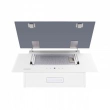 Каминная вытяжка Maunfeld plym soft 60 белое стекло