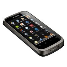 мобильный телефон Philips W632 с 2 SIM-картами черный серый