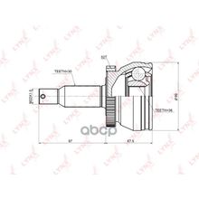 Шрус Наружный | Перед Прав Лев | LYNXauto арт. CO3695A