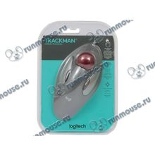 Трекбол Logitech "TrackMan Marble" 910-000808, 4кн., серый (USB) (ret) [104078]