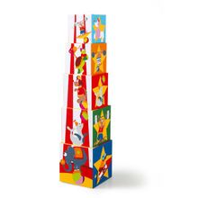 Кубики SCRATCH 6181050 Stacking Tower Сircus