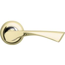 Ручка дверная Armadillo Corona LD23-1GP CP-2 Золото   хром