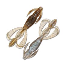 Приманка силиконовая Crazy Flapper 2.8", #463 Electric Brown Craw Keitech