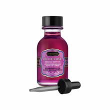 Kama Sutra Масло для ласк с ароматом малины Oil of Love Raspberry Kiss - 22 мл.