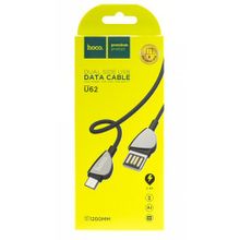 Data кабель USB HOCO U62 micro usb черный