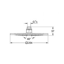 Верхний душ Grohe Rainshower F-Series (27271LS0) (254 мм)