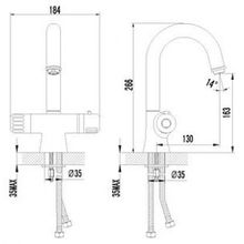 Термостат Lemark Thermo LM7736C для раковины