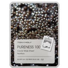 Тканевая маска Tony Moly с экстрактом черной икры Pureness 100 Caviar Mask Sheet Nutrition, 21 мл