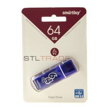 SB64GBGS-DB, 64GB USB Glossy USB 3.0 Dark Blue, SmartBuy