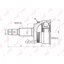 Шрус Наружный | Перед Прав Лев | LYNXauto арт. CO7524A