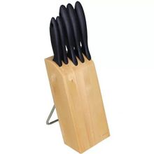 Набор Фискарс: Ножи Essential в деревянном блоке 5шт 1023782