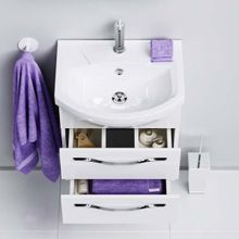 Aqwella Тумба с раковиной Аллегро 65 подвесная