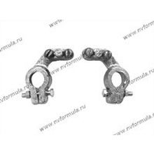 Клемма АКБ (+ -) без проводов свинец с крепежом под болты