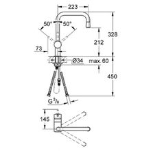 Смеситель Grohe Minta 32067000 для кухонной мойки