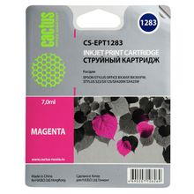 Картридж струйный Cactus CS-EPT1283 пурпурный для Epson Stylus S22 S125 SX420 SX425 Office BX305 (7м