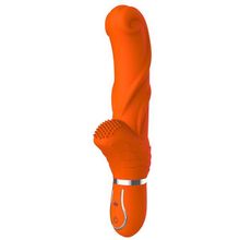 Dream Toys Оранжевый вибратор ORANGE PERFECTION - 22 см.