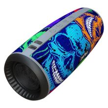 Bluetooth колонка Perfeo SKULLS, 12 Вт, MP3 FM AUX, граффити черепа (PF_A4978)