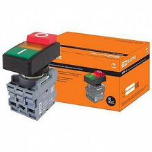 Кнопка двойная MPD13 22 мм? 220В, IP40, Красный | код. SQ0747-0037 | TDM