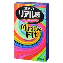 Sagami Презервативы Sagami Miracle Fit - 10 шт. (розовый)