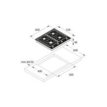 Asko Варочная газовая панель Asko HG1666AB