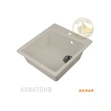 Мойка кухонная Парма одинарная белая