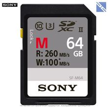 Карта памяти Sony 64GB SF-M Series UHS-II SDXC 260МБ с (U3, Class 10)  SF-M64 T