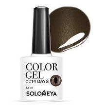 Гель-лак для ногтей Solomeya Cat Eye Gel Dark Brown Темно-коричневый SCE003, 8.5 мл