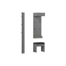 Алмаз. Любимый дом Флекс Прихожая №5 (Оникс Серый Вяз дымчатый)