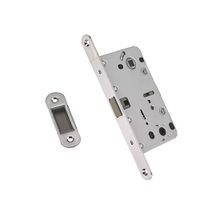 Замок межкомнатный под фиксатор магнитный дверной Archie LM 5212OL 99 матовый хром