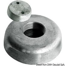 Osculati Hidden mounting anode 120 mm, 43.918.28