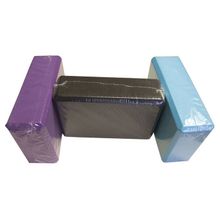 Блок для йоги BodyGo фиолетовый
