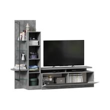 Алмаз. Любимый дом Кёльн Тумба под ТВ (Метрополитан Грей Белый)