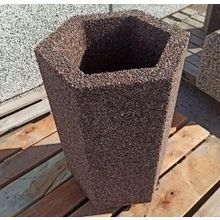 Бетонный вазон АЛИВА (Питерский гравий)