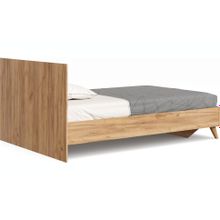 Алмаз. Любимый дом Марта-2 Кровать 1200 с кроватным основанием (Дуб золотой)