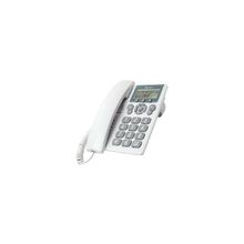 Телефон проводной Texet ТХ-205М светло-серый