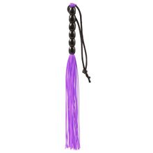 Blush Novelties Фиолетовая мини-плеть из резины Rubber Mini Whip - 22 см. (фиолетовый)