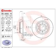 Диск Тормозной Uv Coated | Зад | Brembo арт. 08A20211