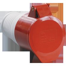 Розетка переносная   1-местный, с заземлением, PSR22-016-4 | код. PSR22-016-4 |  IEK