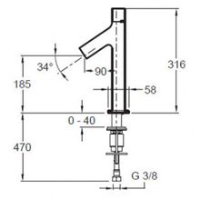 Смеситель Jacob Delafon Talan E10379RU-CP для раковины