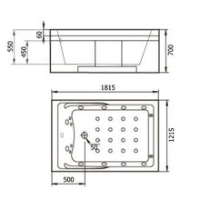 Акриловая ванна Gemy G9061 O R