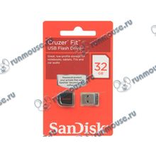 Накопитель USB flash 32ГБ SanDisk "Cruzer Fit", черный (USB2.0) [111332]