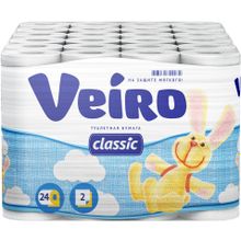 Veiro Classic 24 рулона в упаковке 2 слоя